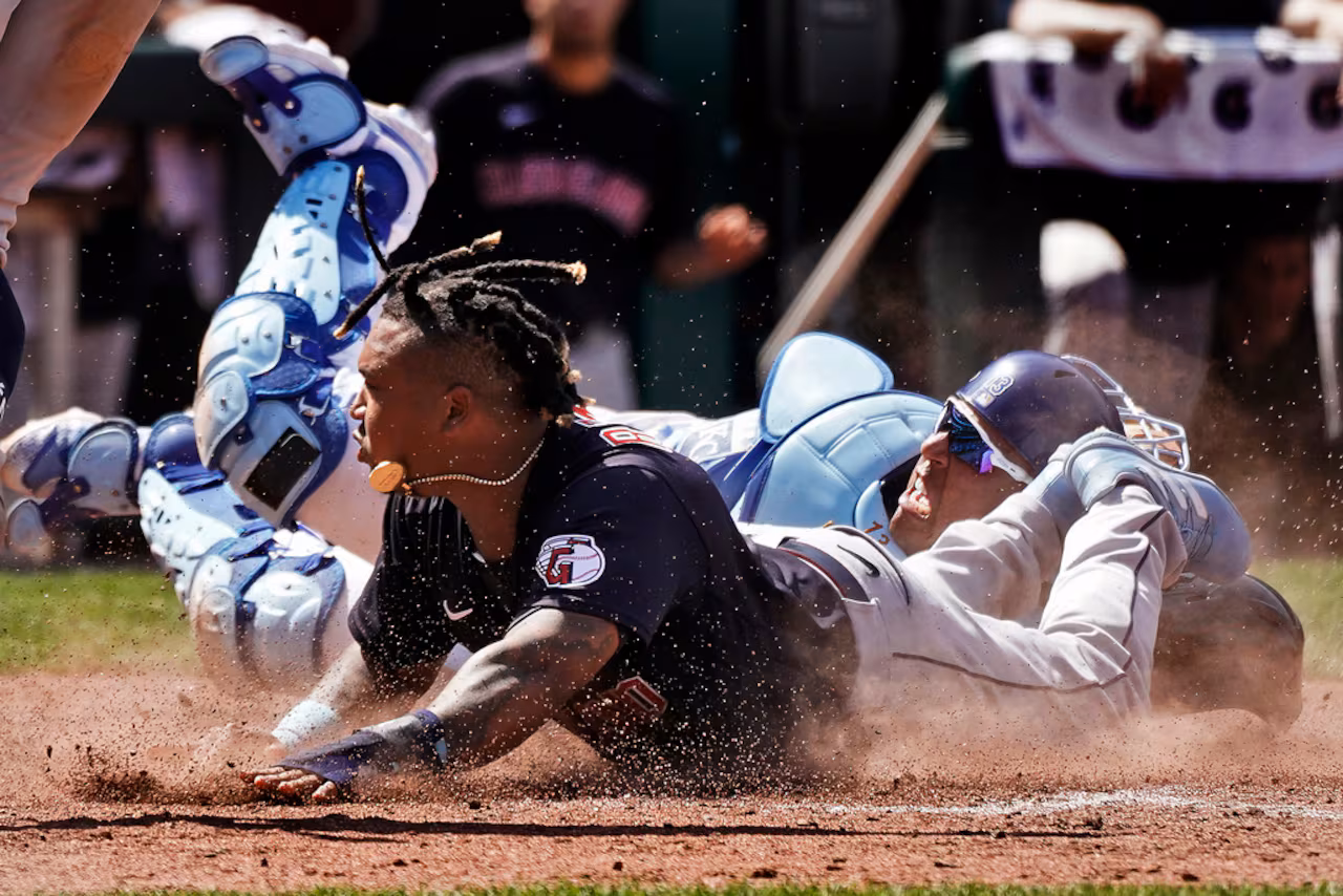 Featured image for "José Ramírez's Epic Steal of Home Seals Extra-Innings Victory for Guardians Against Royals"