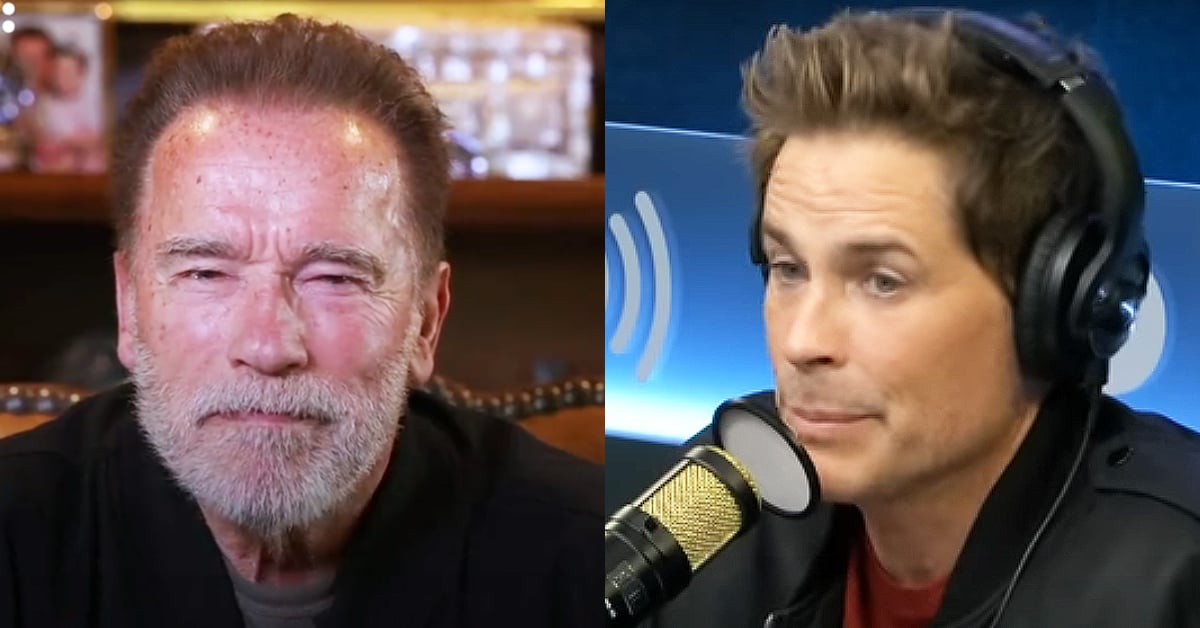 Featured image for Arnold Schwarzenegger and Rob Lowe's Feud Over Maria Shriver's Divorce