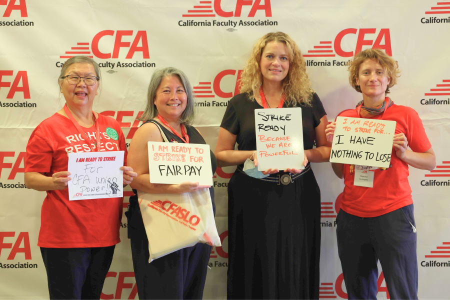 Featured image for Majority of CFA and Teamsters Members Vote to Authorize Strike in California State University System