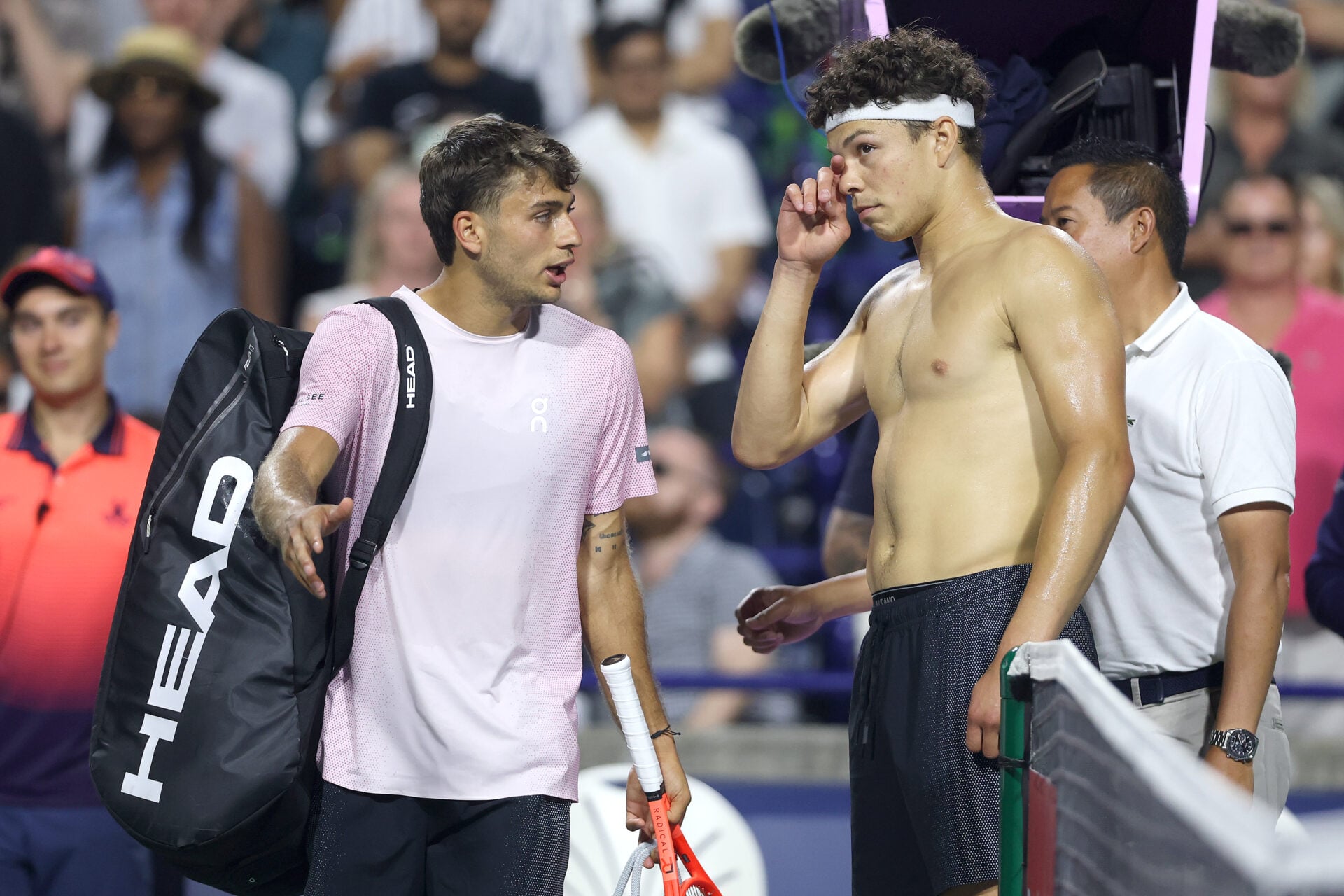 Featured image for Ben Shelton Discusses Post-Match Tension with Flavio Cobolli at Canadian Open
