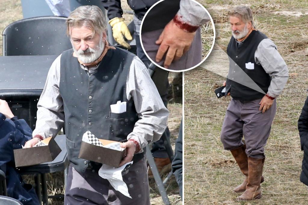Alec Baldwin back on set for new film after Rust shooting charges dismissed.