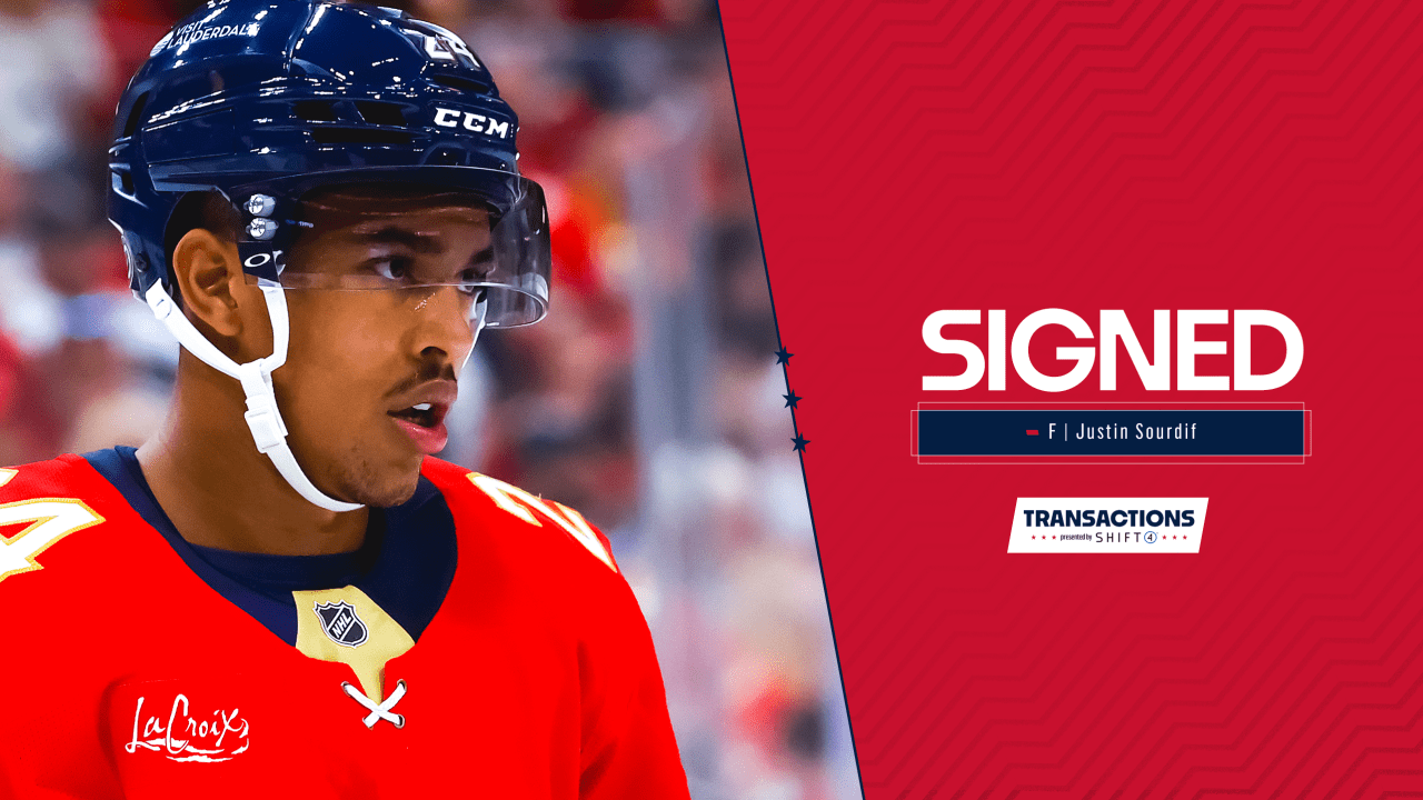 Featured image for Capitals Sign Justin Sourdif and Focus on NHL Re-signings