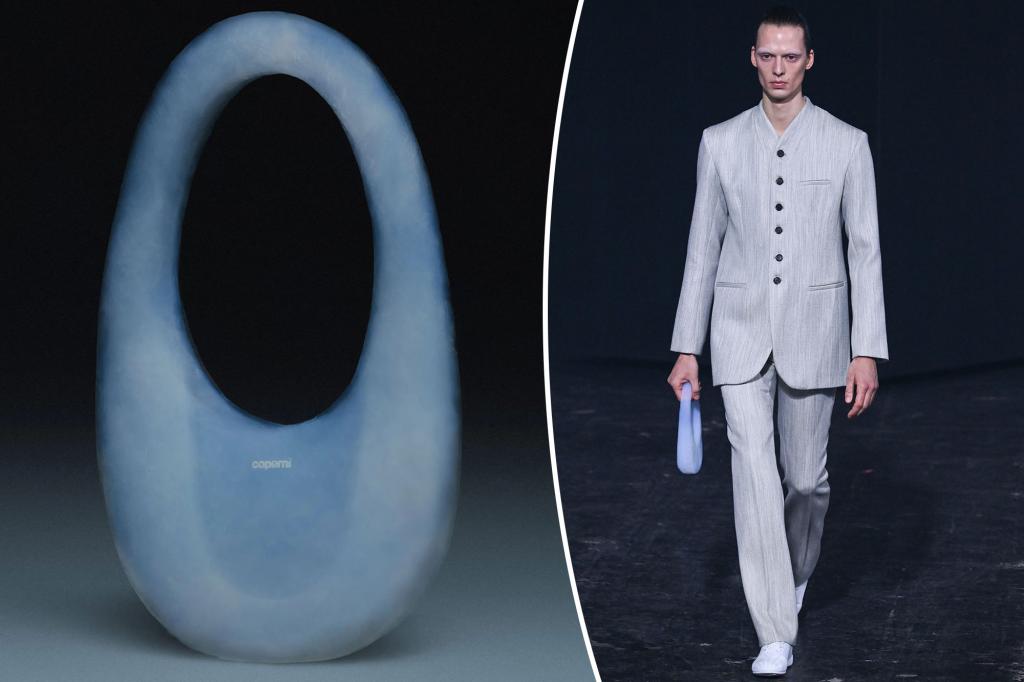 Featured image for "Paris Fashion Week Unveils Coperni's Airy Glass Handbag with NASA-Approved Makeover"