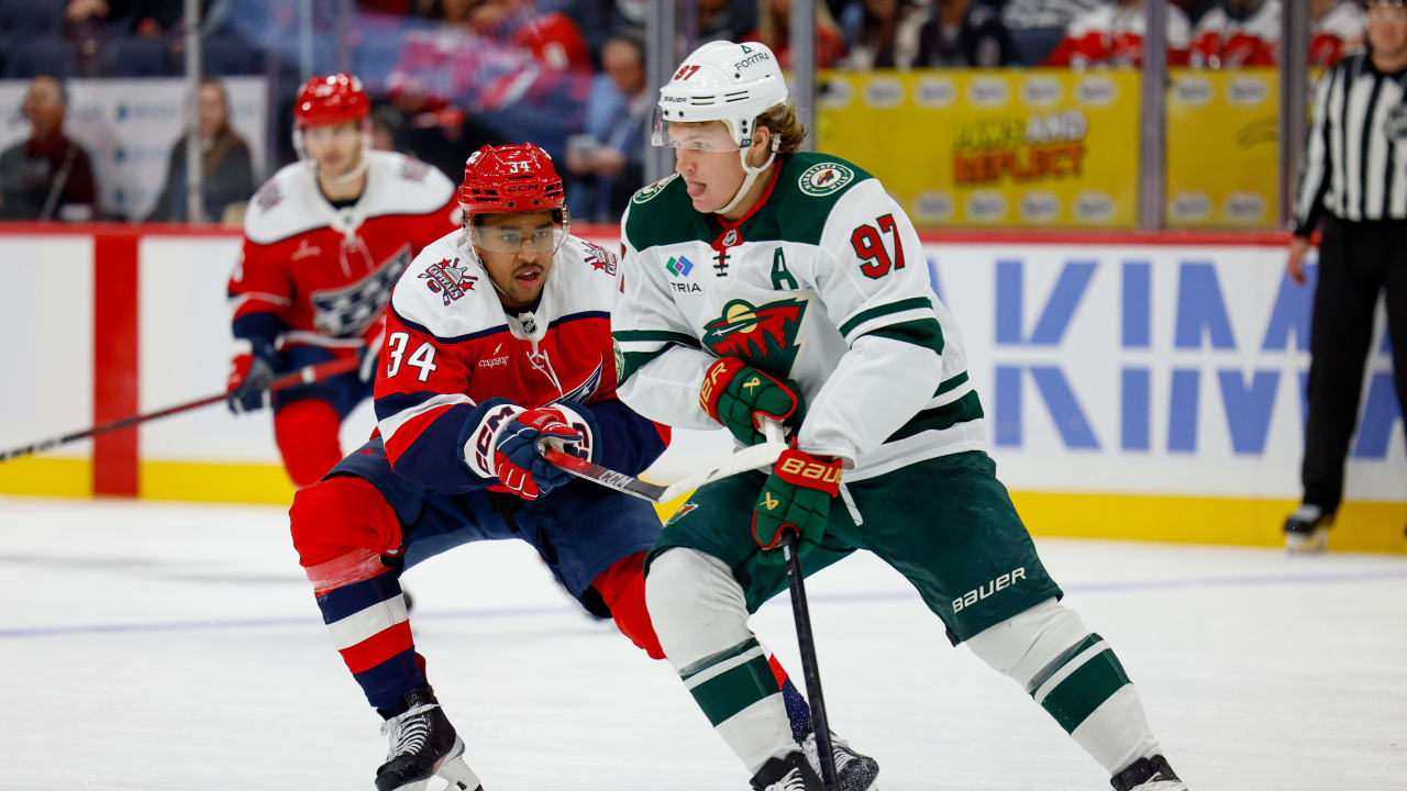 Featured image for Wild Dominate Capitals in 5-0 Victory with Key Performances