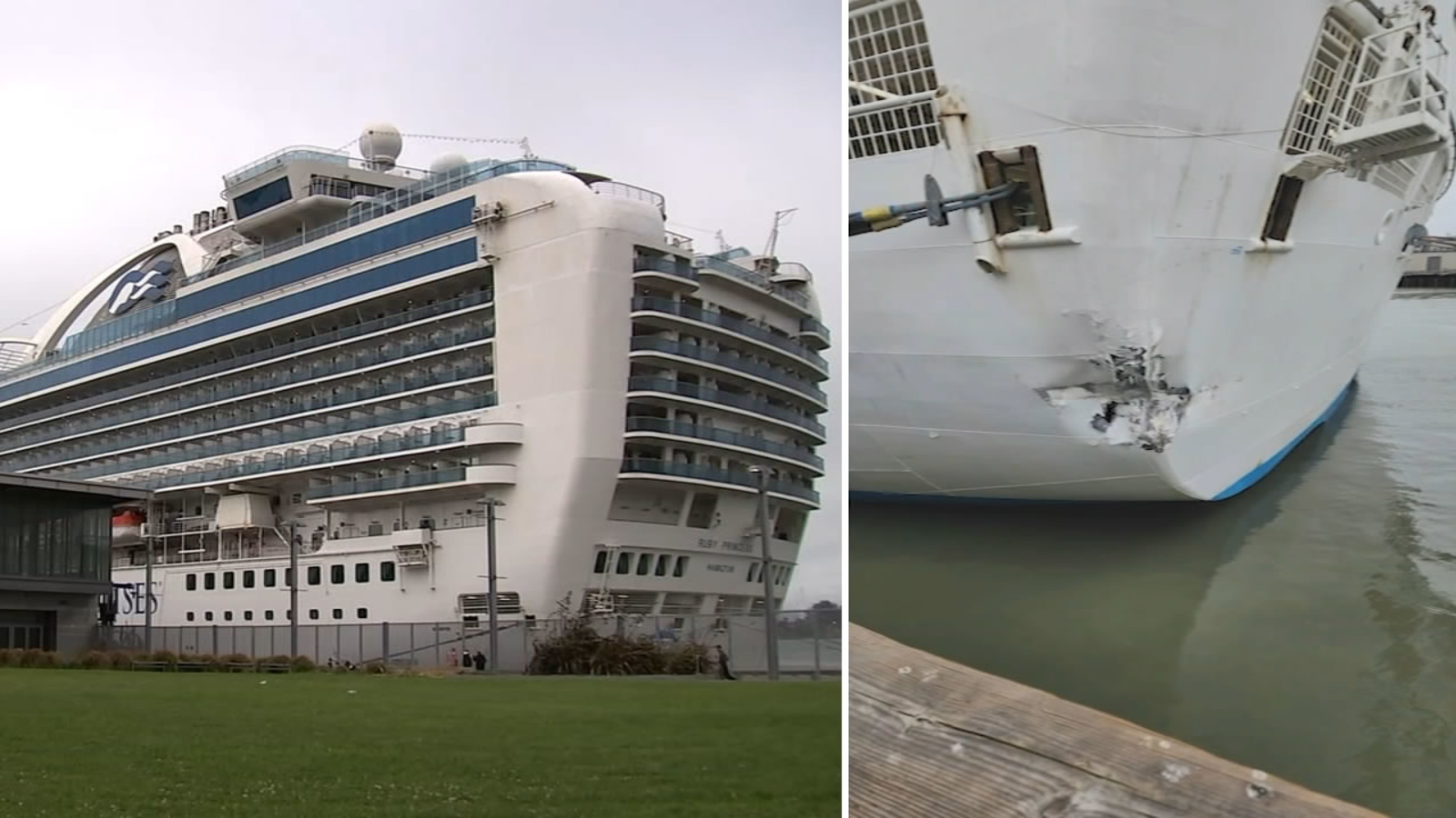 "Ruby Princess Cruise Ship Collides with Pier 27 in San Francisco, Delays Departure"