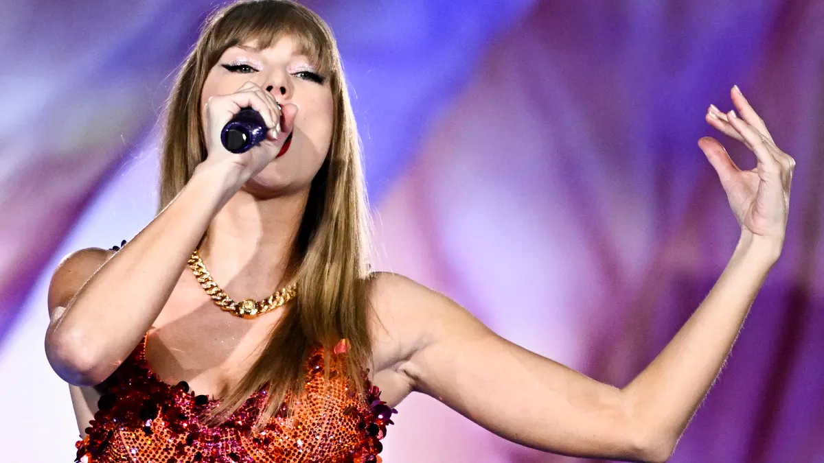 Featured image for Taylor Swift Dazzles Lyon with Rain-Soaked 'Prophecy' Debut