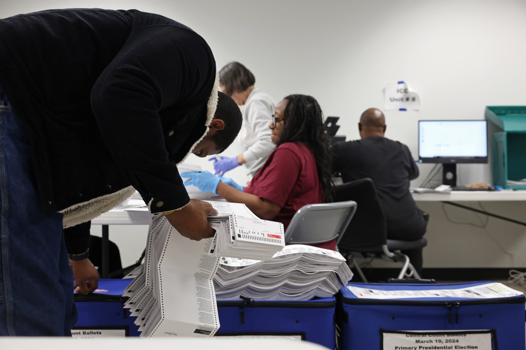 Featured image for "Neck-and-Neck Race: Harris and Burke in Tight Battle for State's Attorney as Mail-In Ballots Increase"