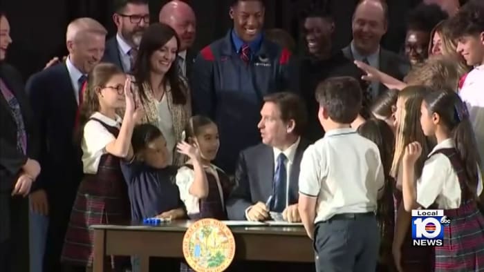 DeSantis expands school choice program with new voucher bill.