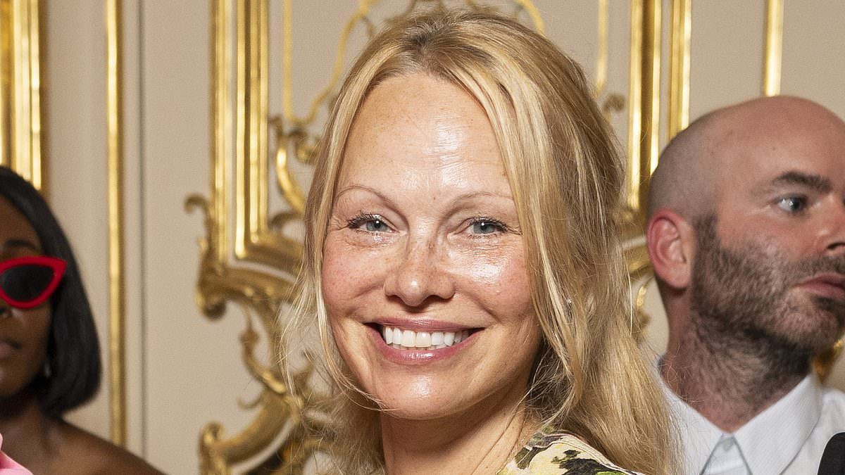 Pamela Anderson Shines at Paris Fashion Week, Embracing Natural Beauty