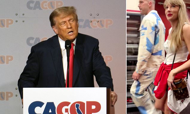 Trump Predicts Fate of Taylor Swift's Relationship with NFL Star Travis Kelce