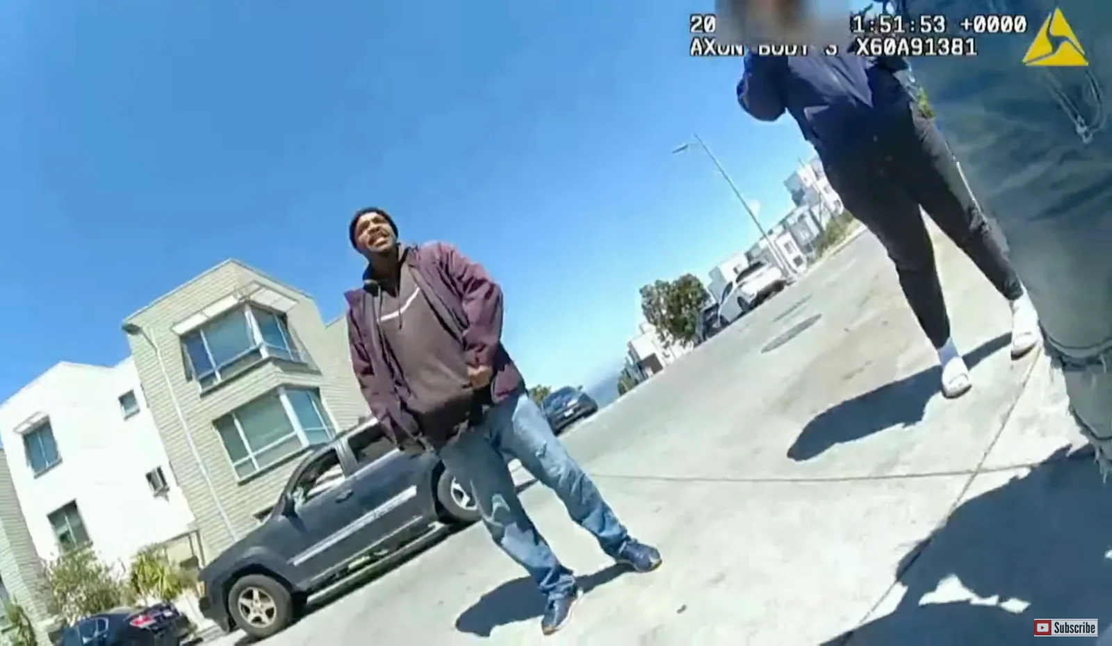 "Caught on Camera: Fatal San Francisco Police Shooting Unveils Agitated Man Aiming Gun"