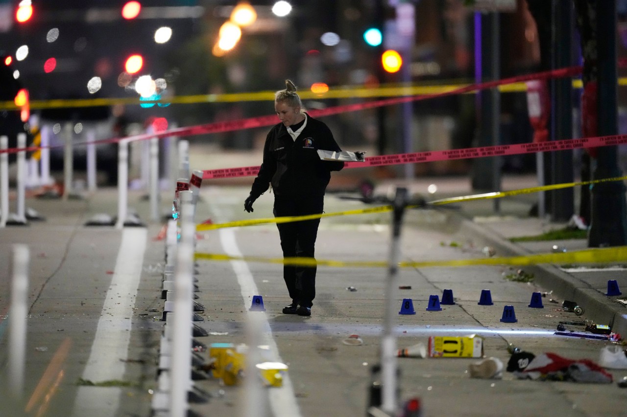 Denver Nuggets NBA win celebration marred by violent shooting.