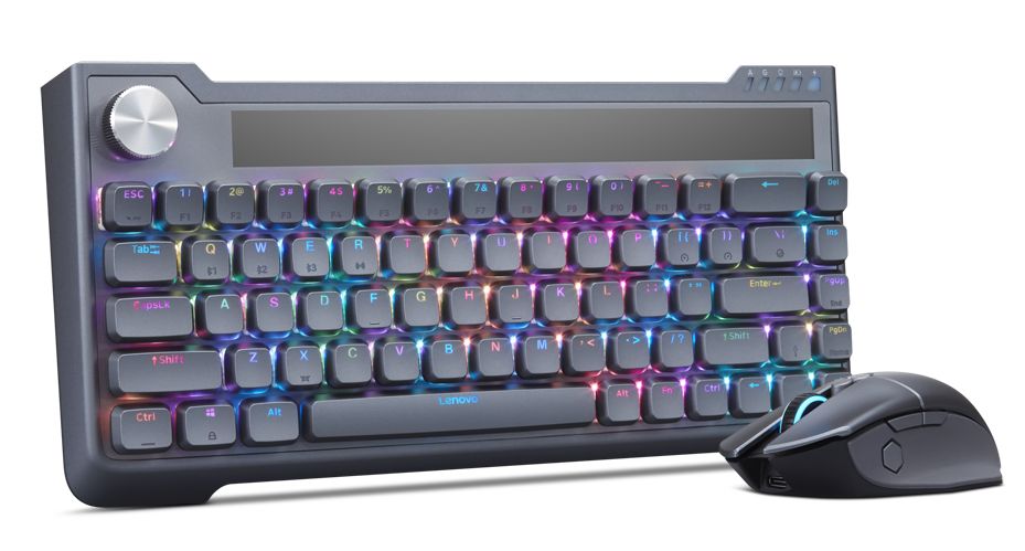 Featured image for "Lenovo Unveils Self-Powered Mechanical Keyboard and Mouse Concept"