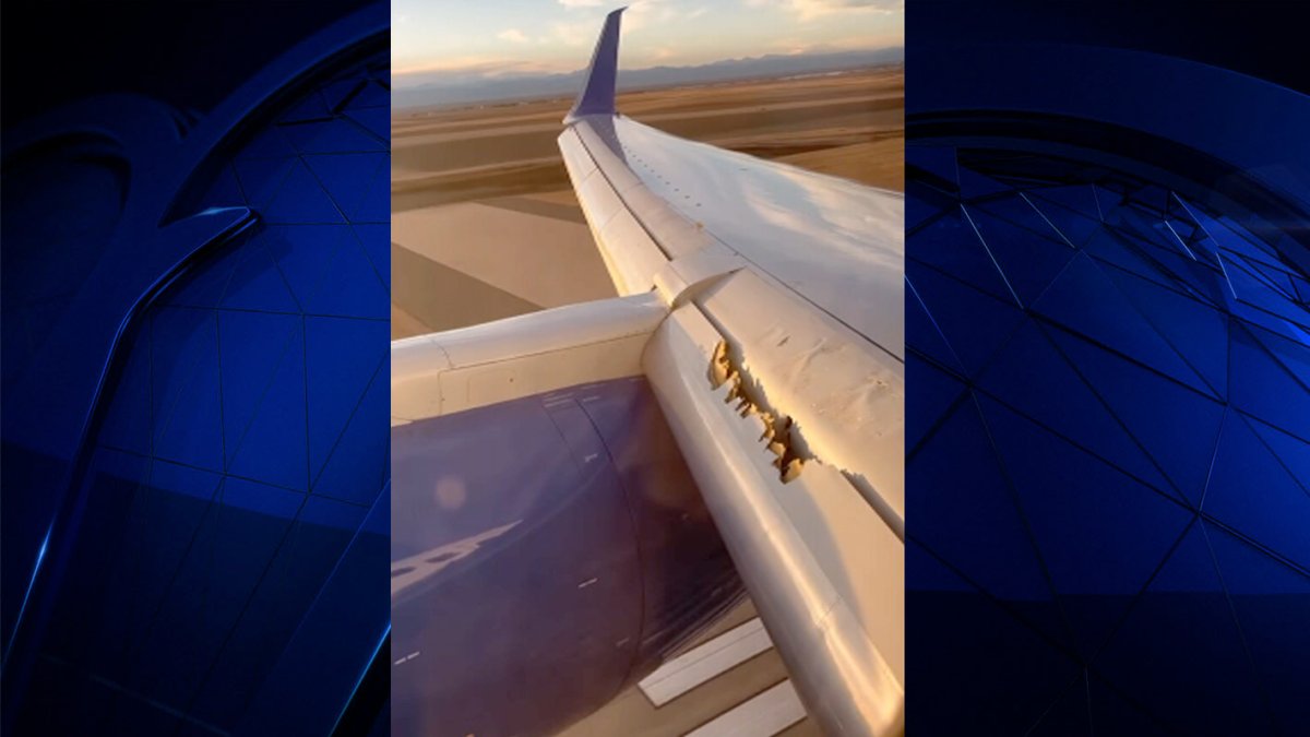 United Airlines Flight to Boston Diverted to Denver After Wing Damage
