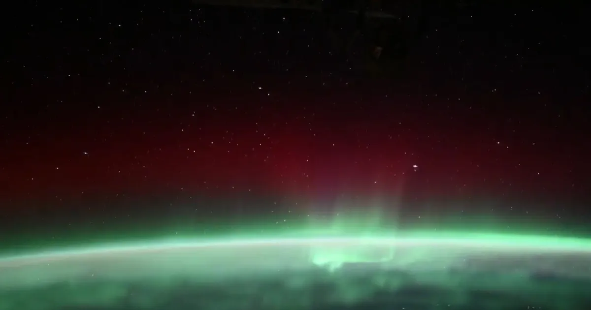 Breathtaking Aurora Captured from Space