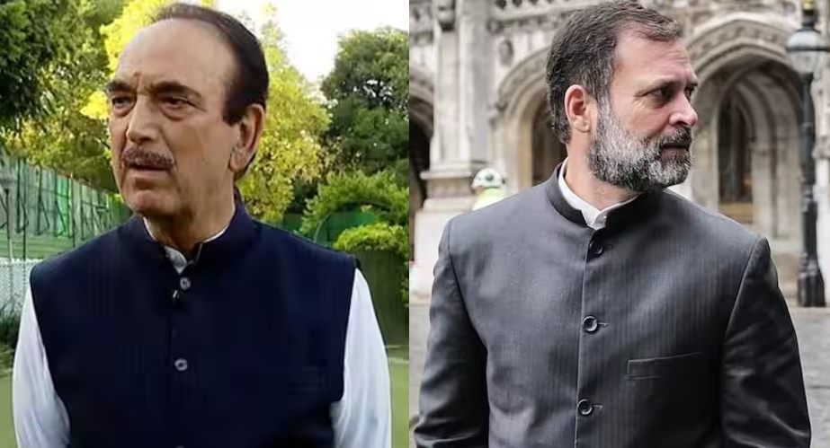 Ghulam Nabi Azad accuses Rahul Gandhi of ties with undesirable businessmen.