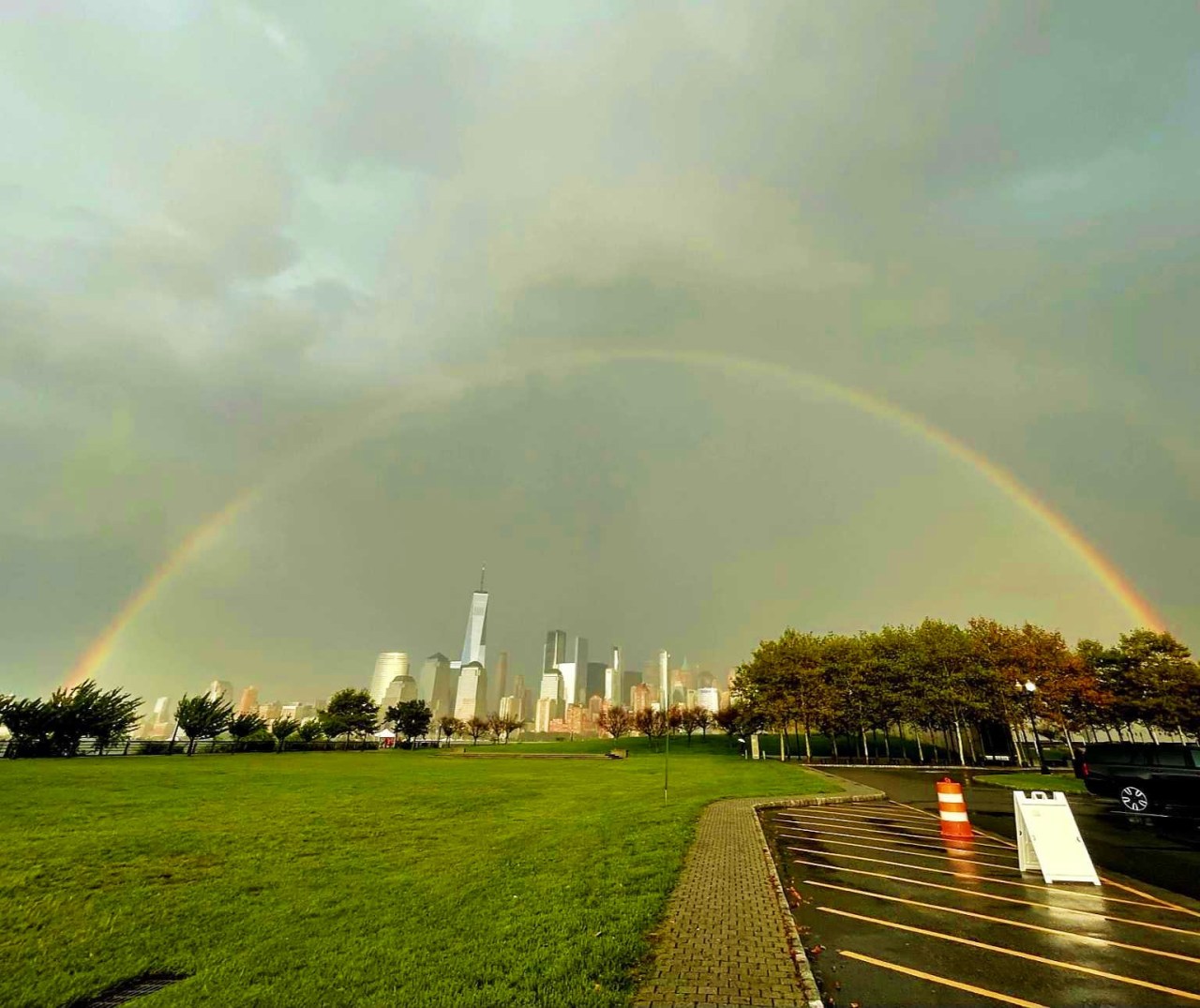 Featured image for 9/11 Remembrance: NYC Illuminated by Stunning Rainbow Arches