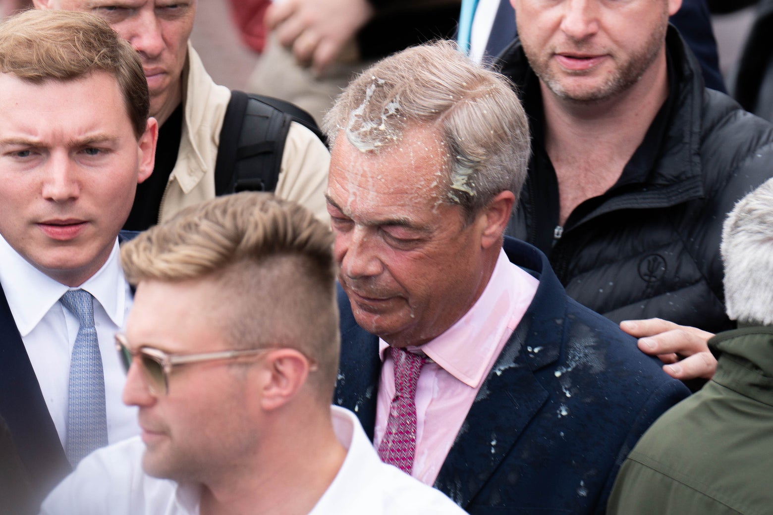 Featured image for Nigel Farage Milkshake Incident Sparks Controversy