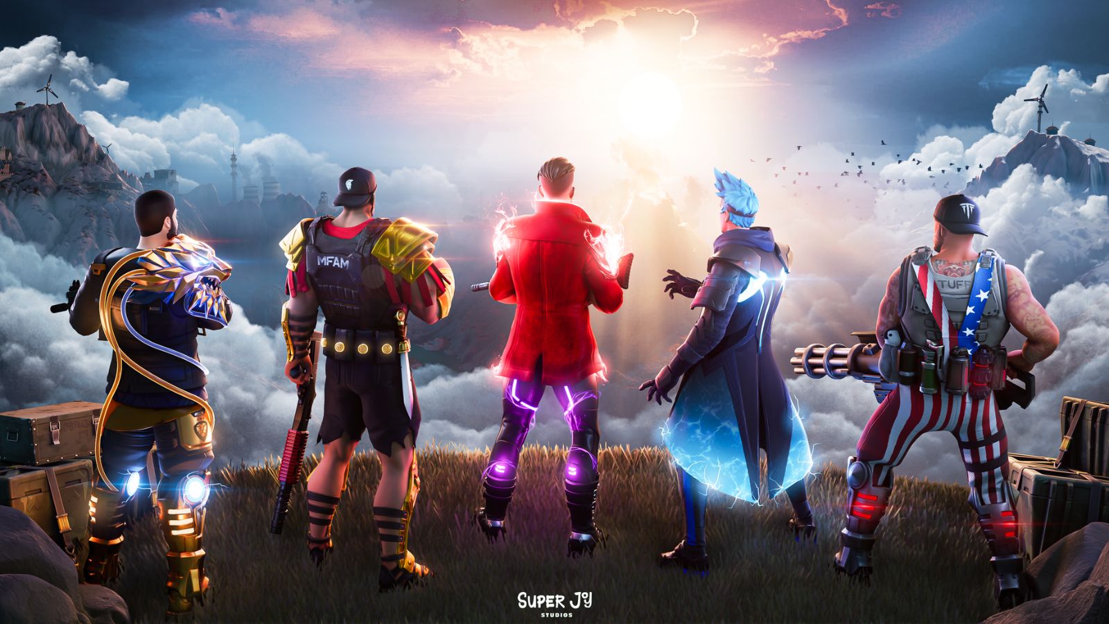 Top Fortnite streamers unite to create their own Battle Royale game, Project V.