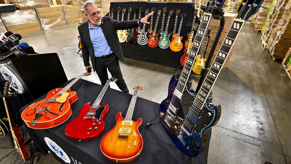 Featured image for Thousands of Counterfeit Gibson Guitars Confiscated in LA