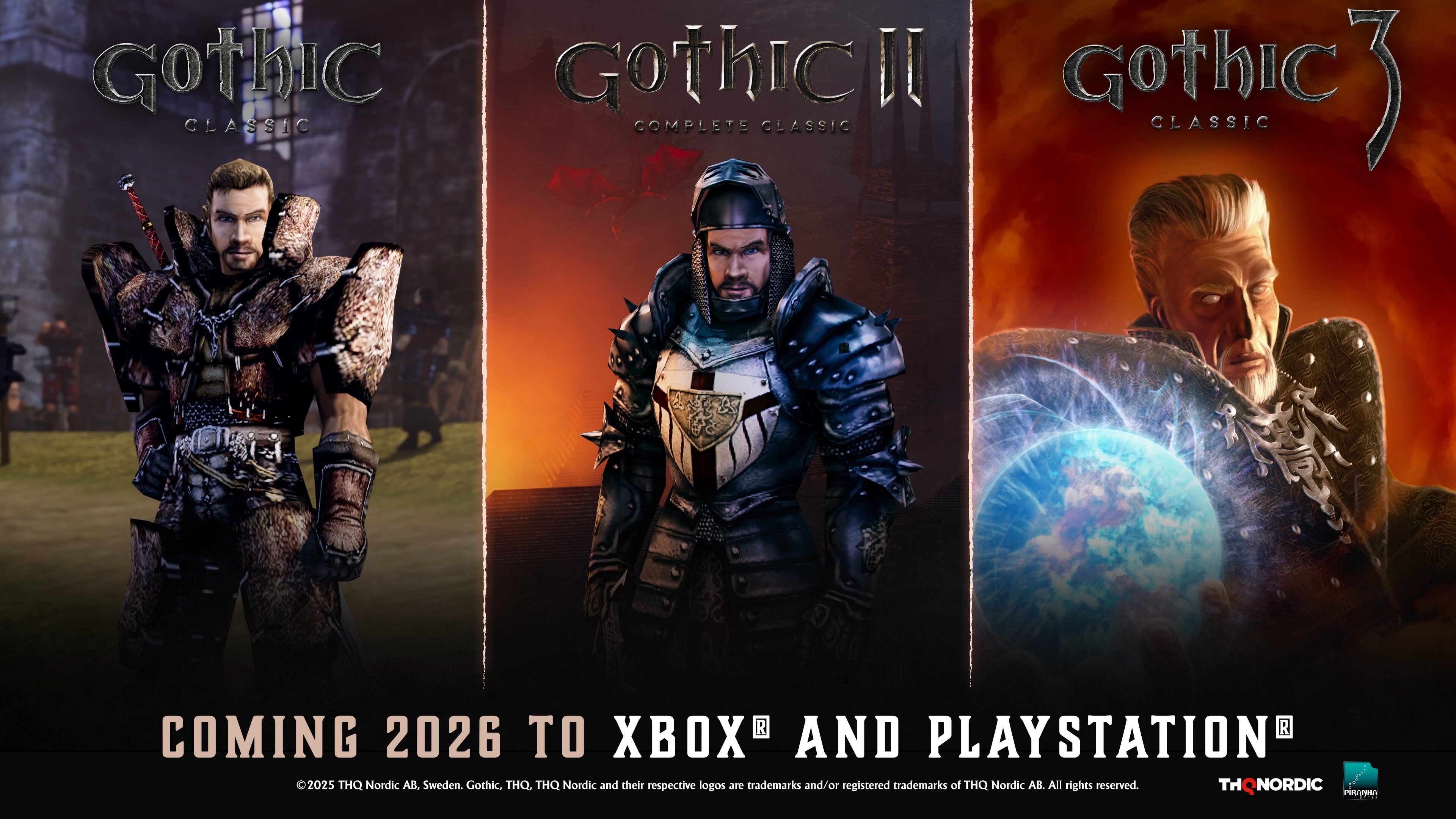 Gothic Classic Trilogy and Remakes Set for 2026 Console Release