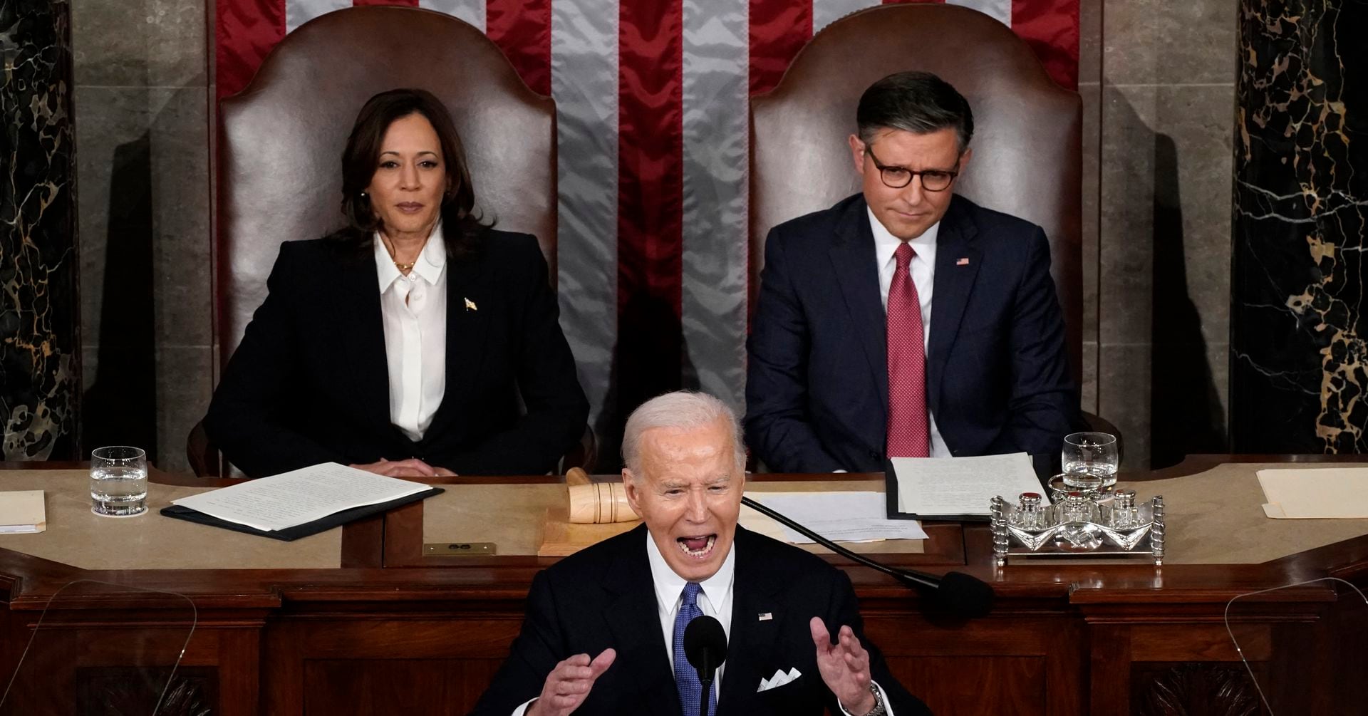 "Biden's Fiery State of the Union Address Draws Positive Reactions and Direct Attacks"
