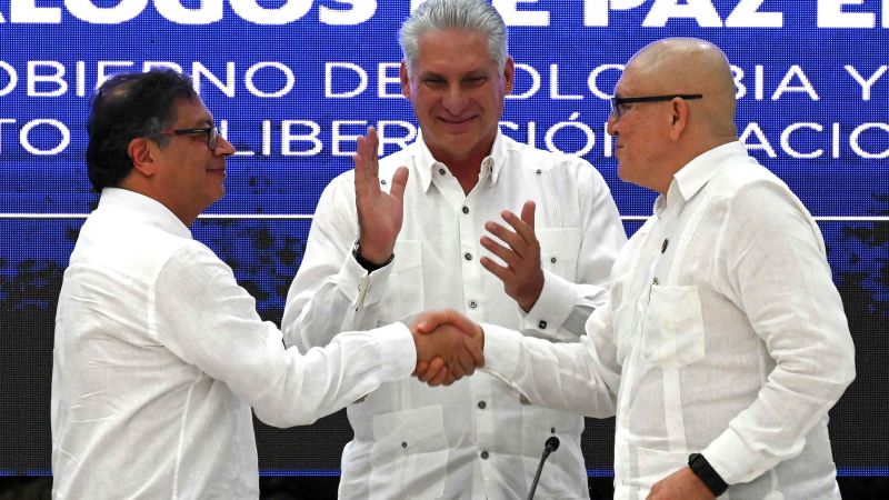 Colombian government and ELN rebels reach 6-month ceasefire agreement.