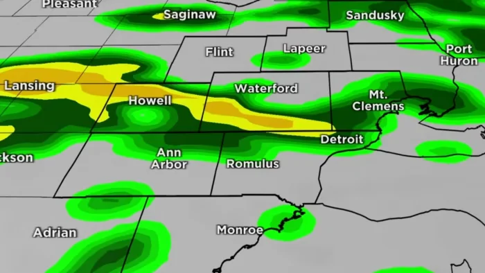 Rain and Temperature Drop Expected in Metro Detroit
