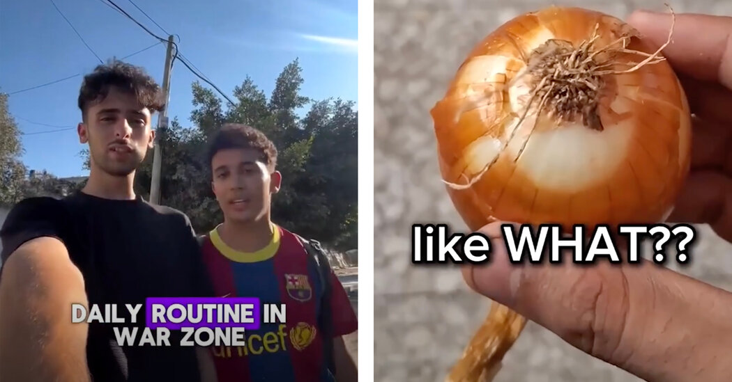 Gazans Share Daily Life Amid Conflict Through Viral Videos