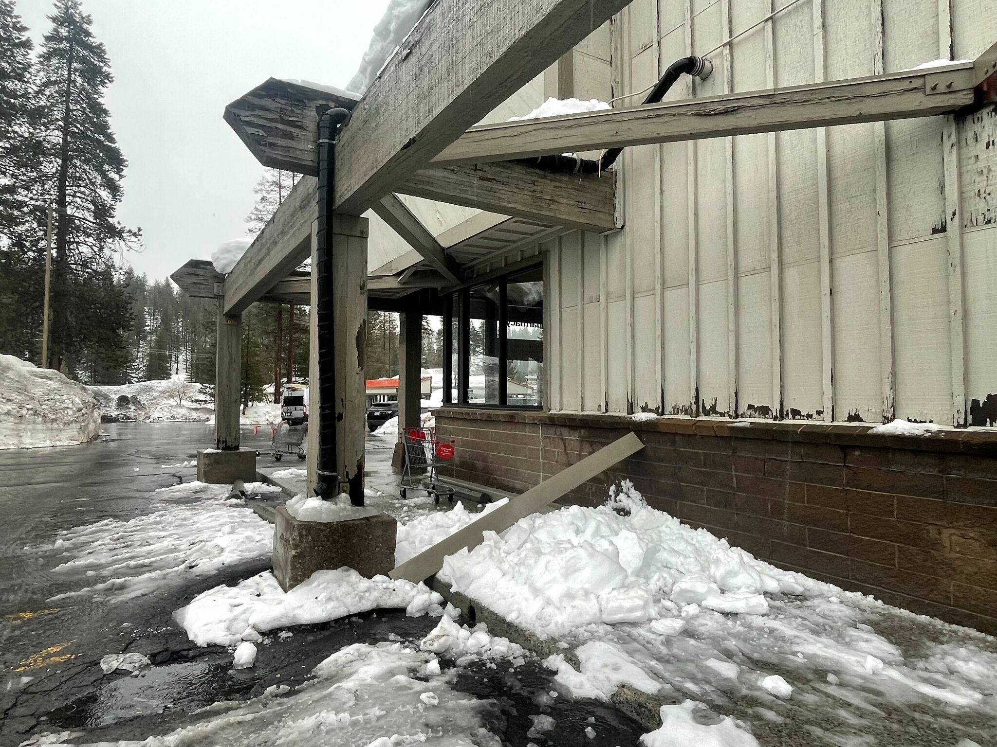 Snowfall Wreaks Havoc on Tahoe Businesses and Buildings.