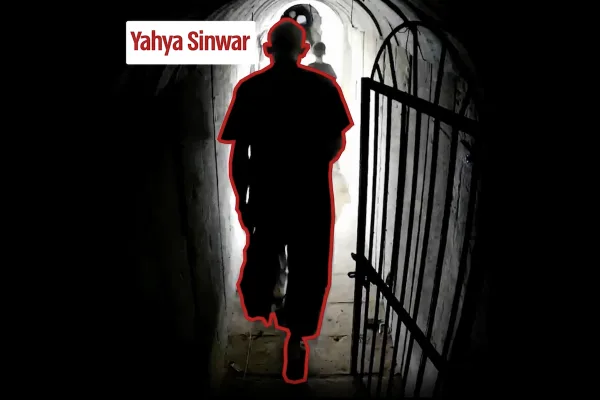 Featured image for IDF Releases Footage of Hamas Leader Sinwar Fleeing Through Khan Younis Tunnels