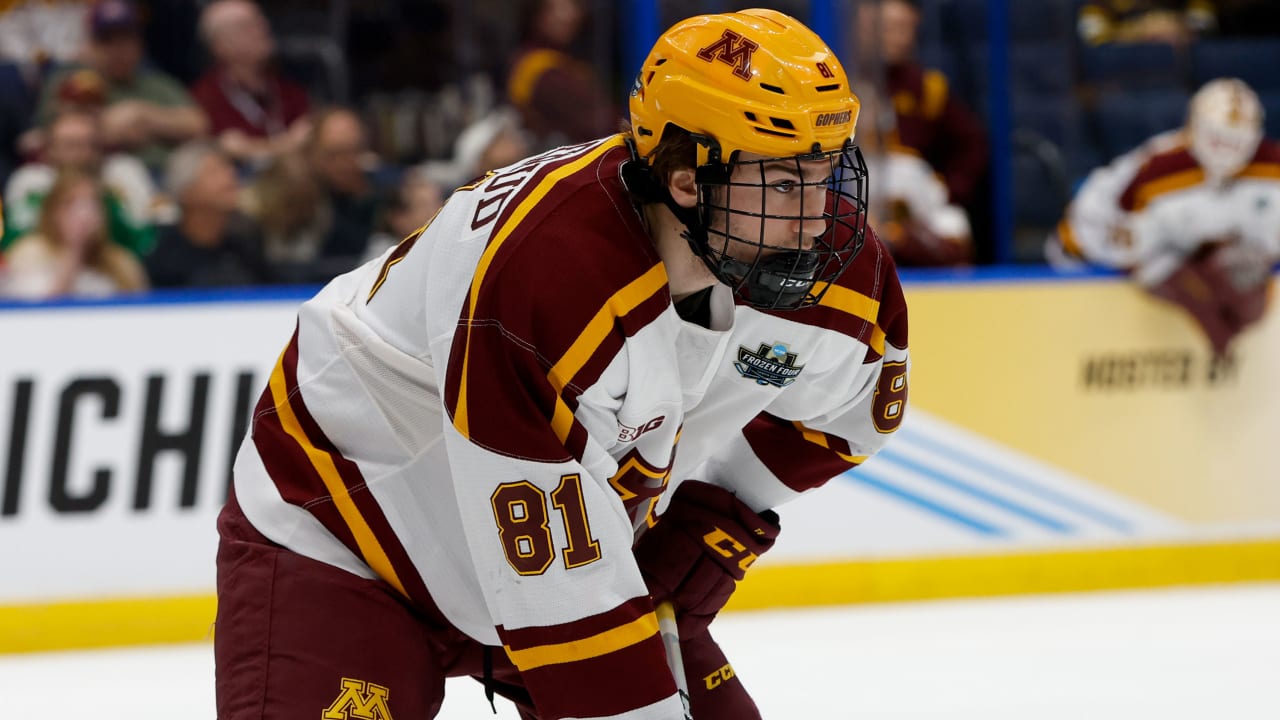 Featured image for Jimmy Snuggerud Commits to Another Season with Gophers
