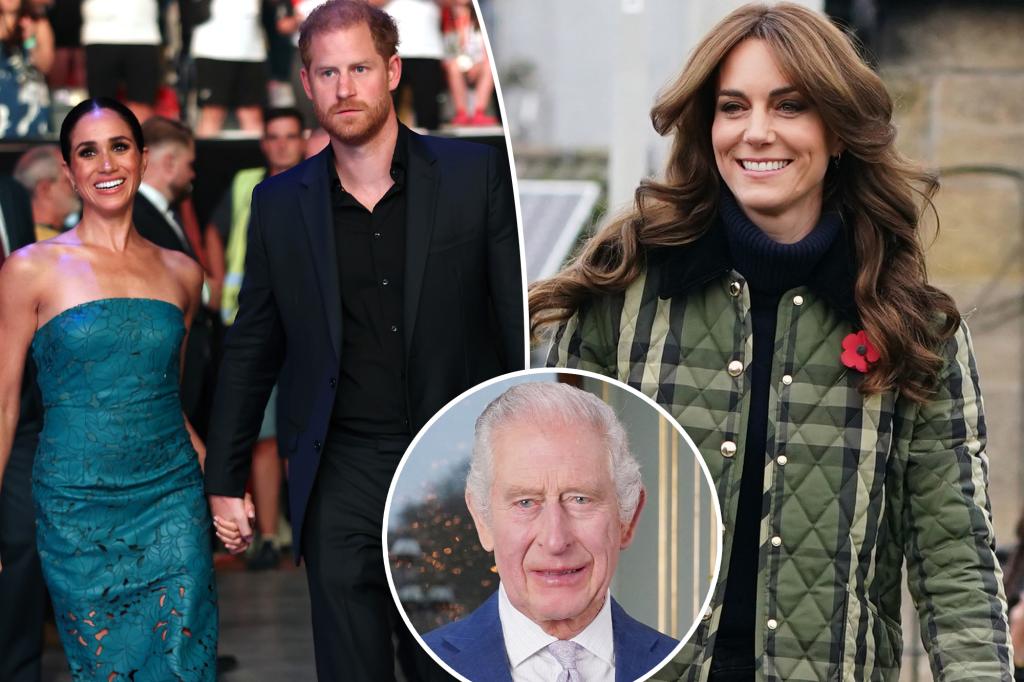 "Prince Harry and Meghan Markle Extend Well Wishes to Kate Middleton and King Charles Amid Health Issues"