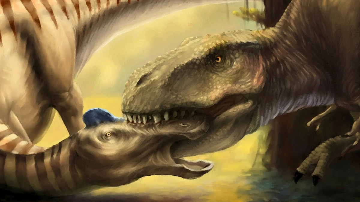 Tooth in Skull Reveals Rare T. rex Attack on Edmontosaurus