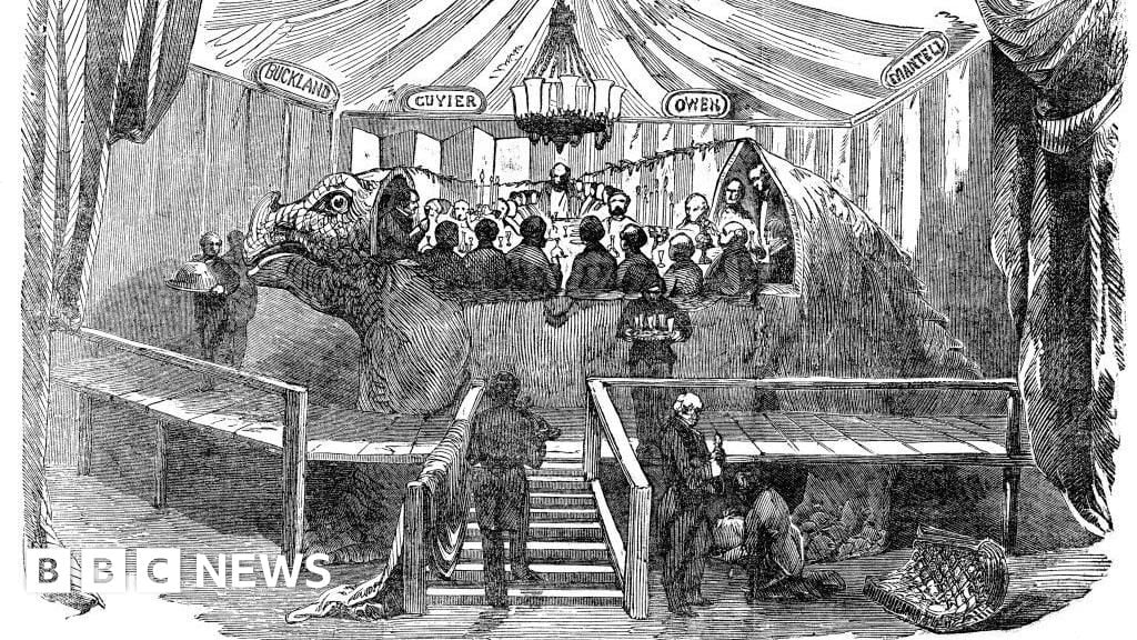 Featured image for 21 Men Ring in the New Year Dining with Dinosaurs