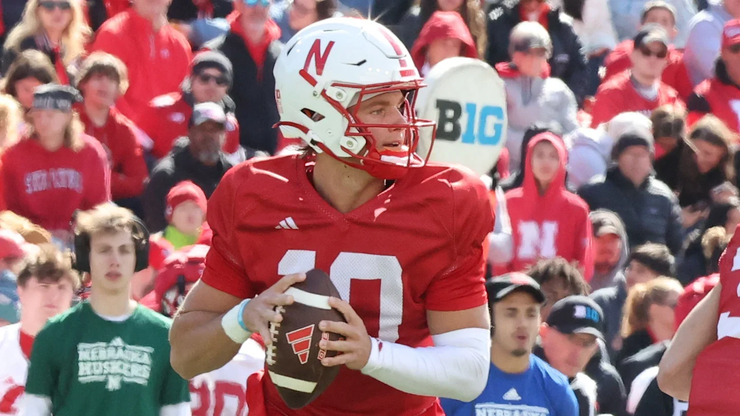 Colandrea Emerges as Nebraska's QB Leader in Red-White Spring Game