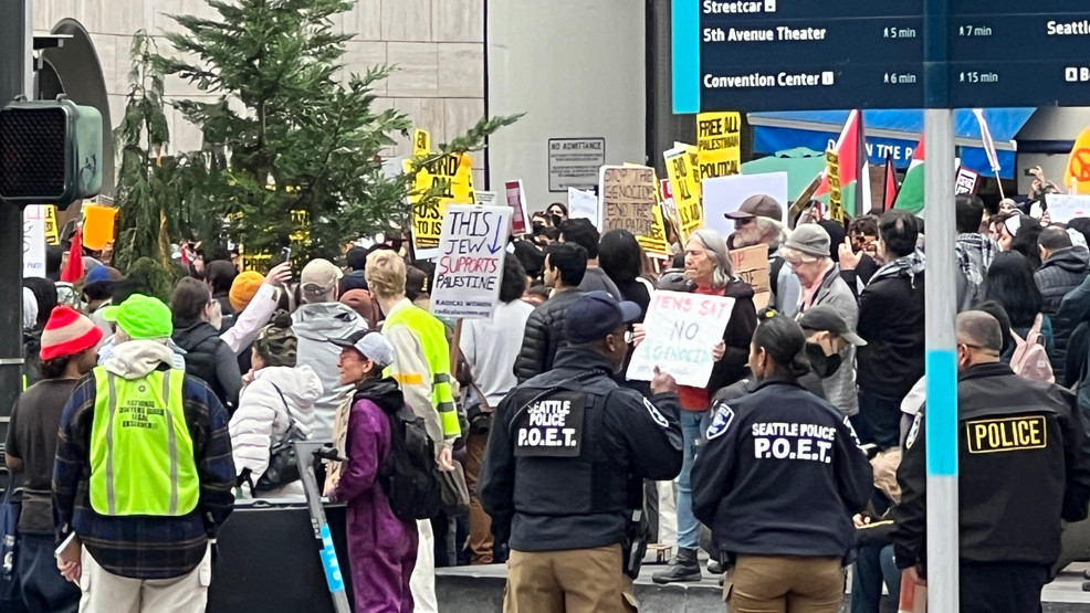 "Massive Seattle Rally Demands Peace Amidst Israel-Hamas Conflict"