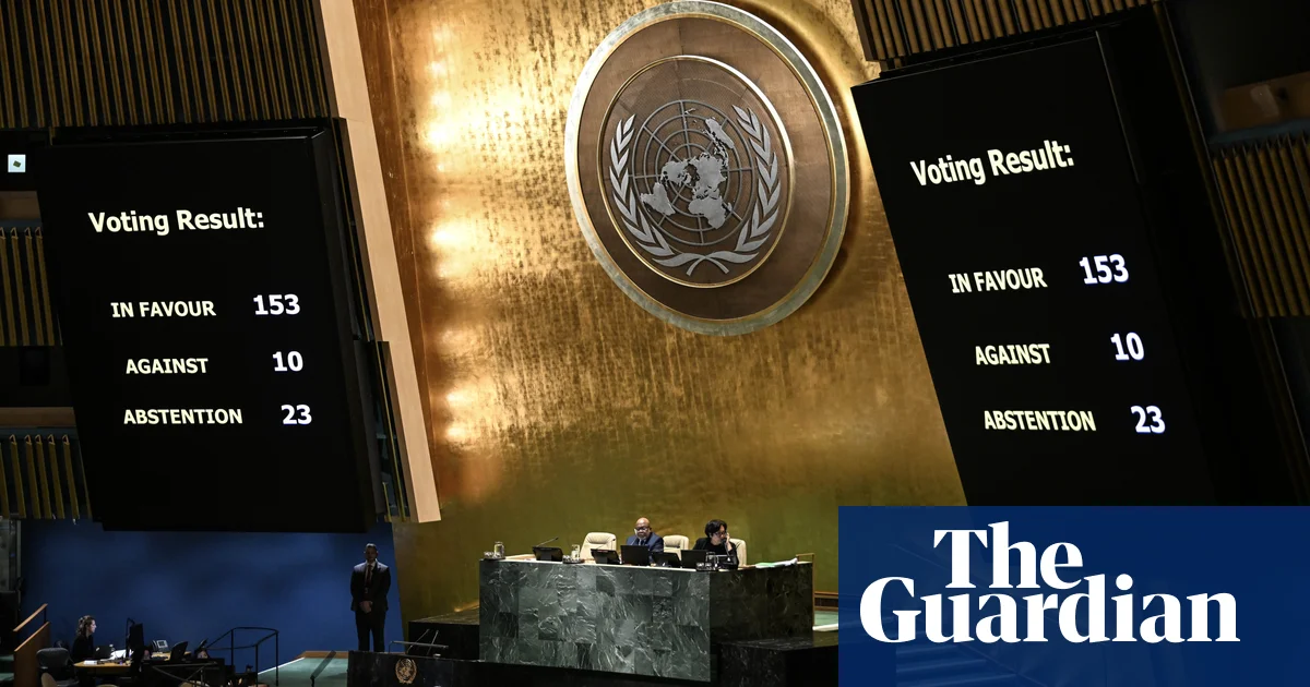 Global Consensus: UN Votes Overwhelmingly for Ceasefire in Gaza, Leaving US Isolated