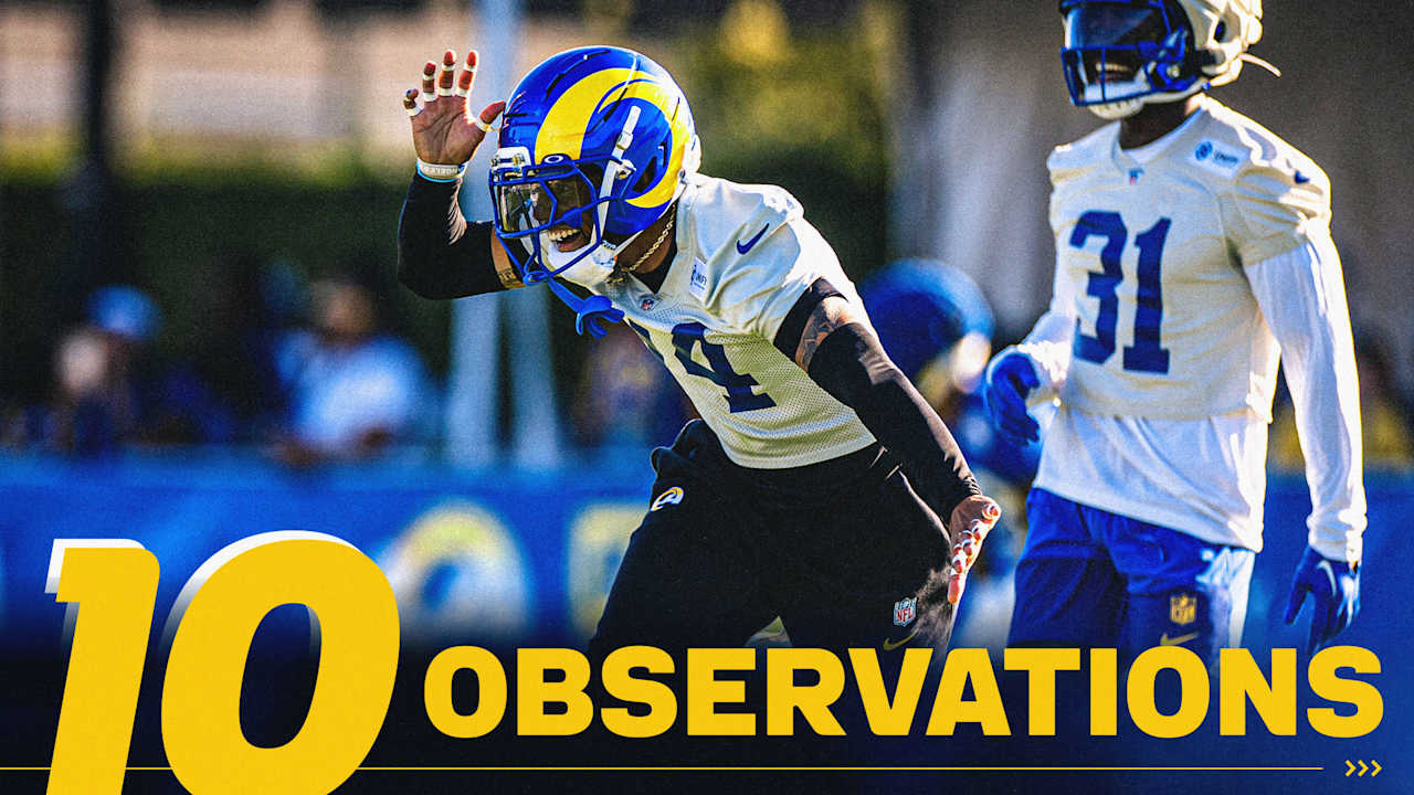 Featured image for Day 1 of 2025 Rams Training Camp Highlights: Adams, Durant, and Key Plays