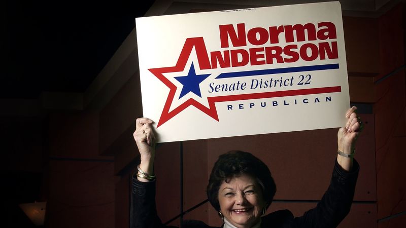 "Colorado Republican Norma Anderson Leads Supreme Court Challenge on Trump's Eligibility"