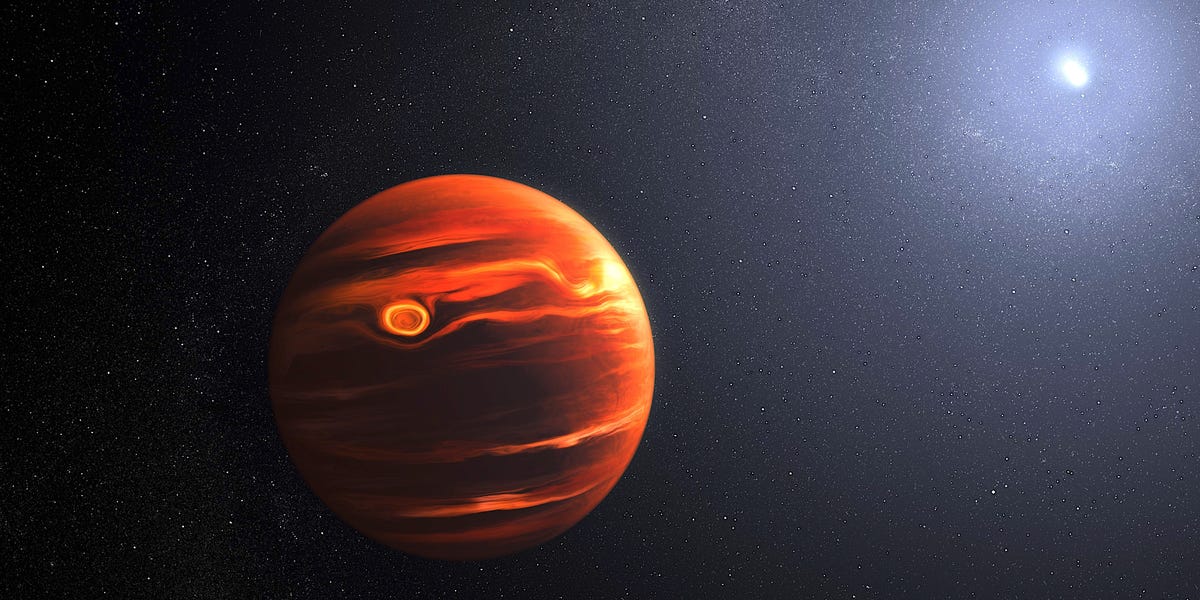 NASA's Webb Telescope detects sand storms and turbulent clouds on distant exoplanet.