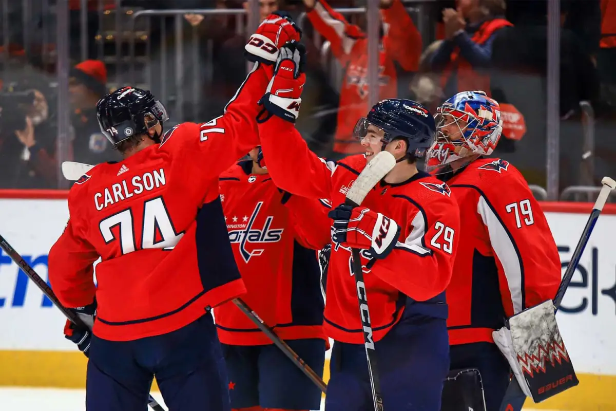 Featured image for "Capitals' Ovechkin Leads Playoff Push with 20th Consecutive Season of 20 Goals"