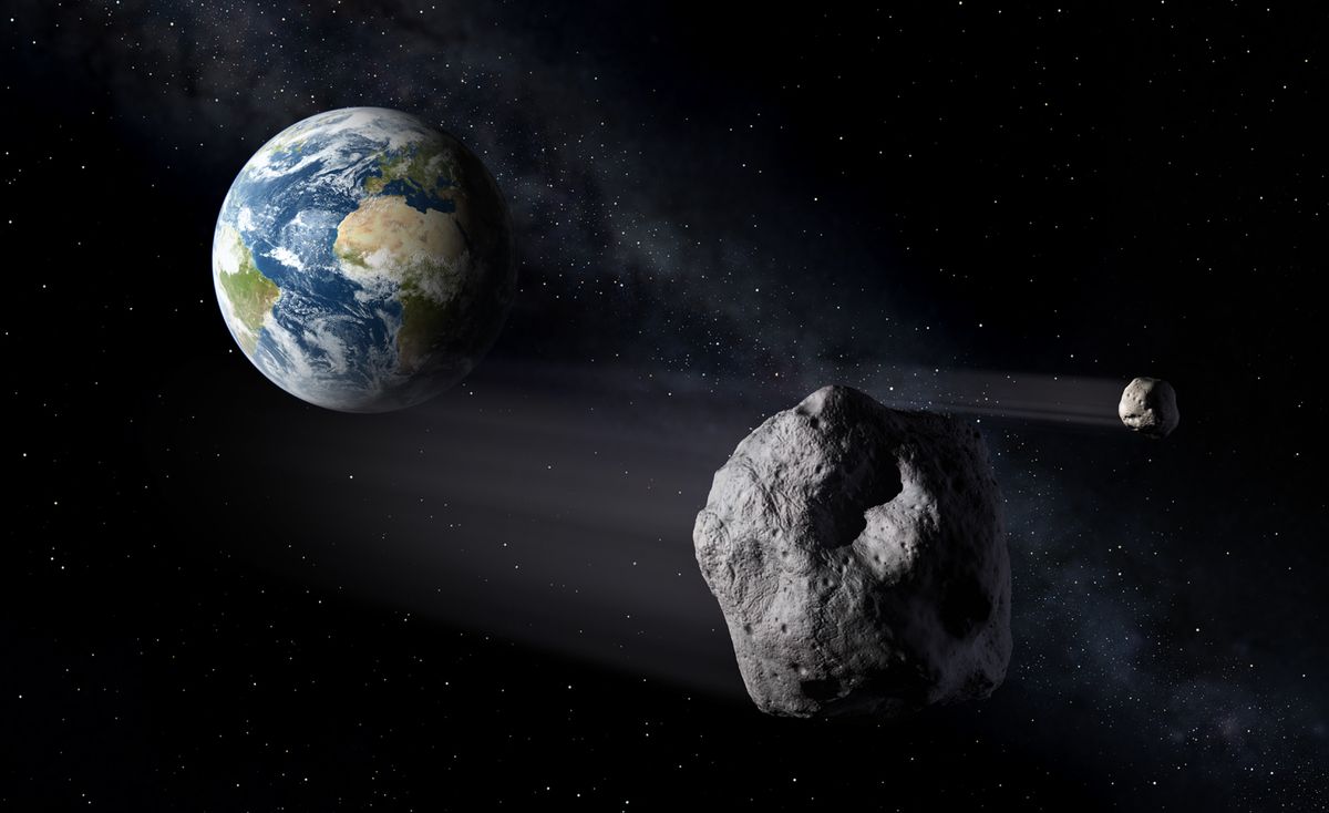 Massive Asteroid Makes Close Pass Between Earth and Moon Tonight