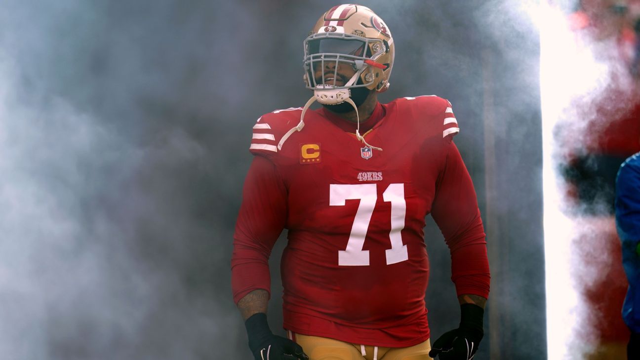 Featured image for 49ers' Trent Williams Aims for Longevity and Future in NFL
