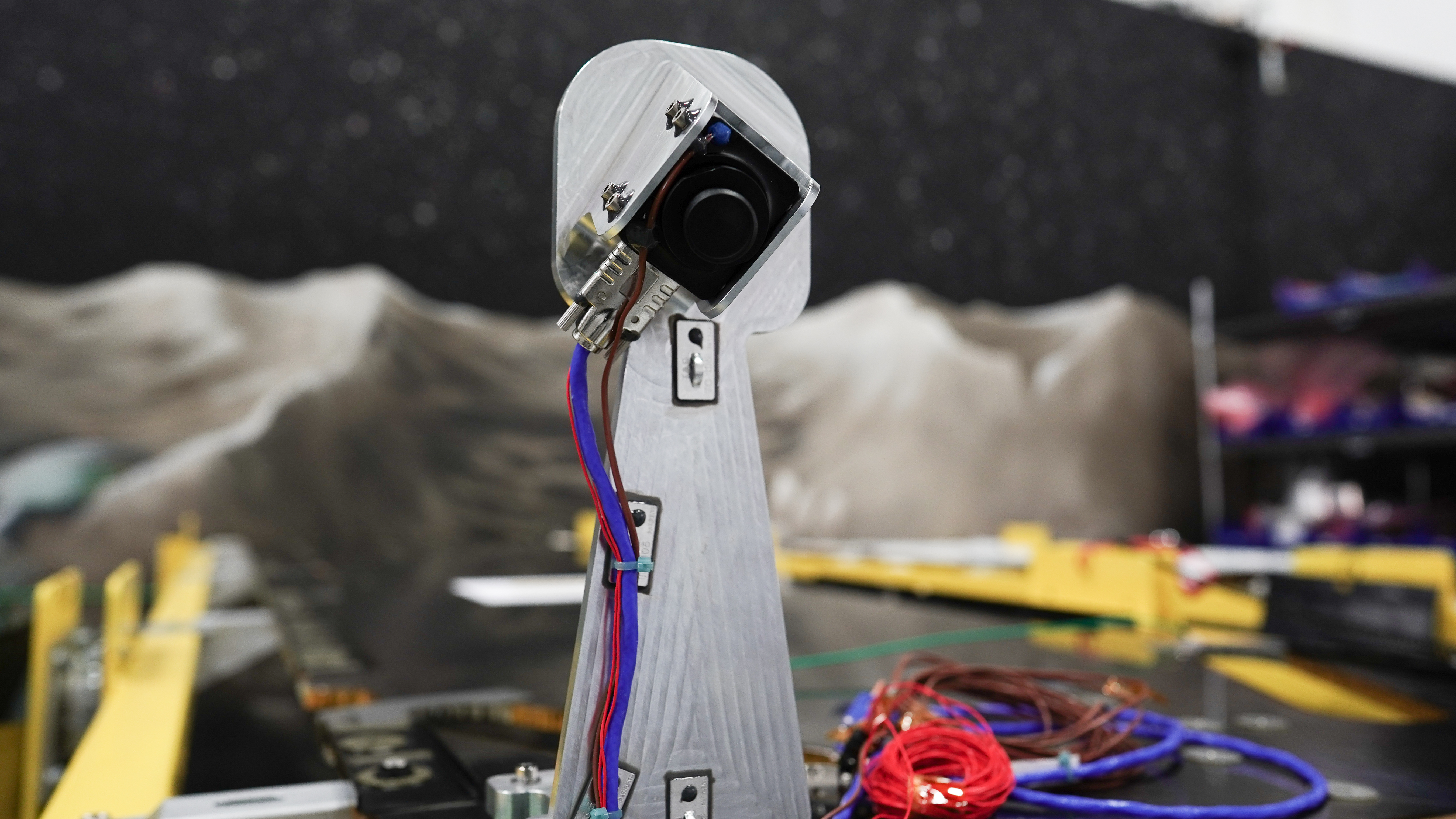 "NASA's Mini Cameras Capture Lander's Interaction with Moon's Surface"