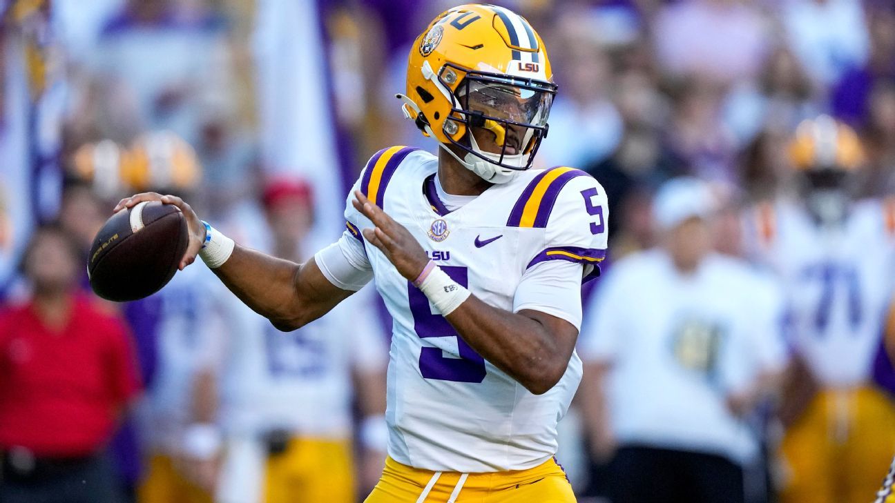 "LSU's Daniels and Washington's Penix Take Home Top College Football Awards"