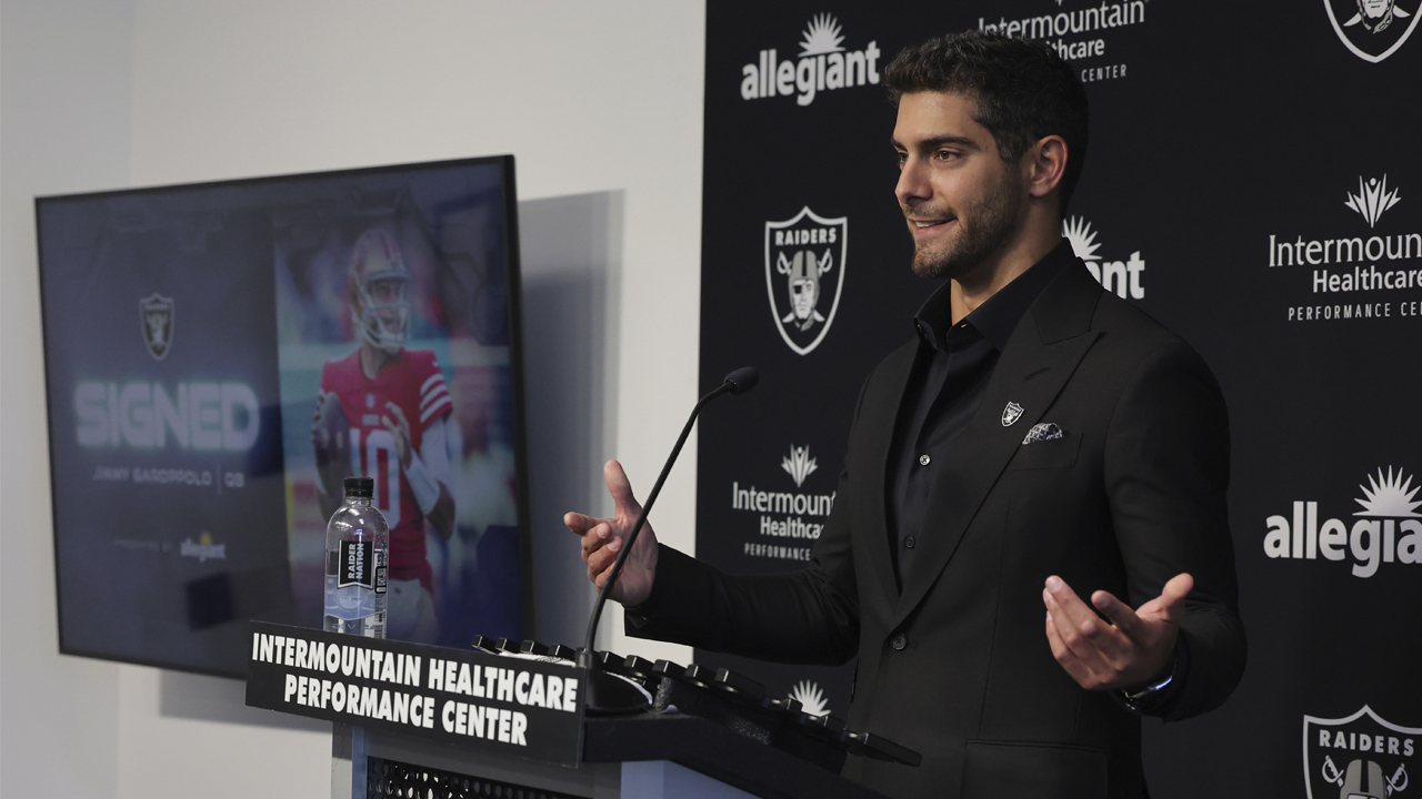 Raiders waive Garoppolo contract after failed physical.