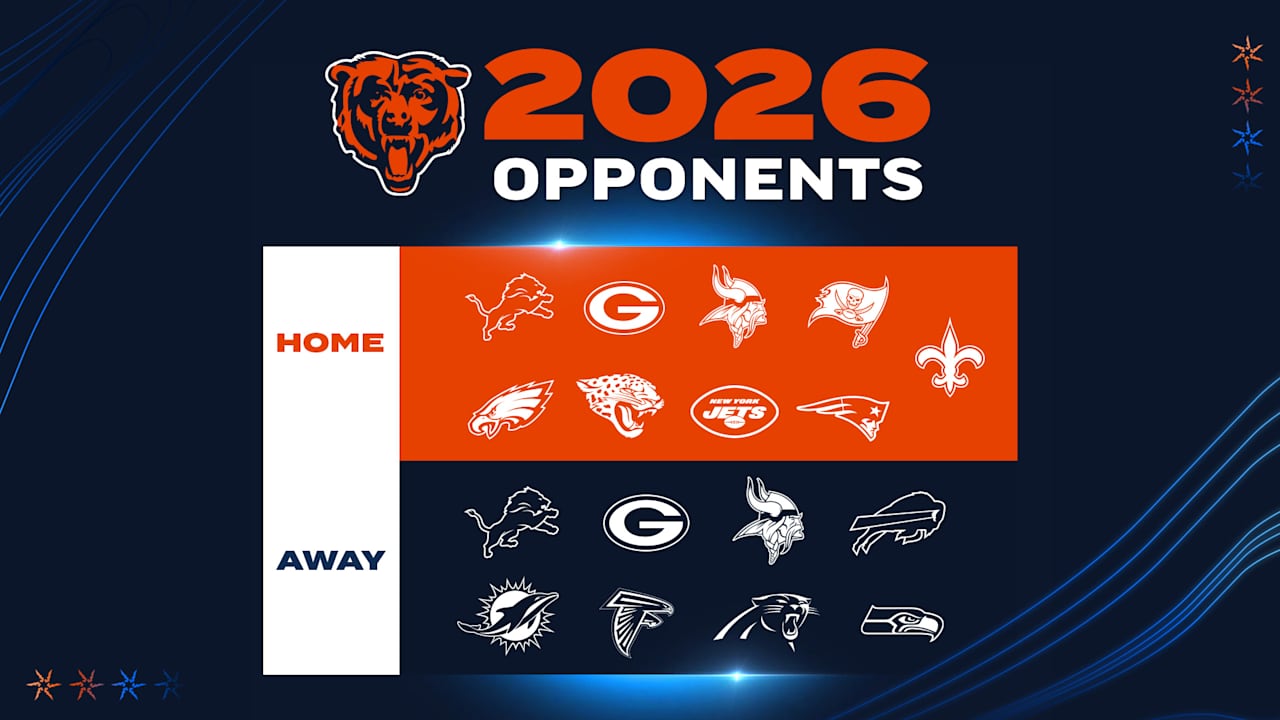Featured image for Chicago Bears' 2026 Schedule and Opponents Announced