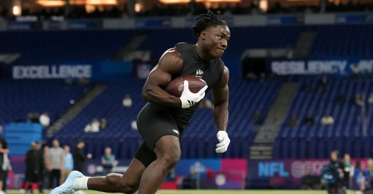Five RB Standouts Turn Heads at NFL Combine Day 3, Lions Eye Draft Options