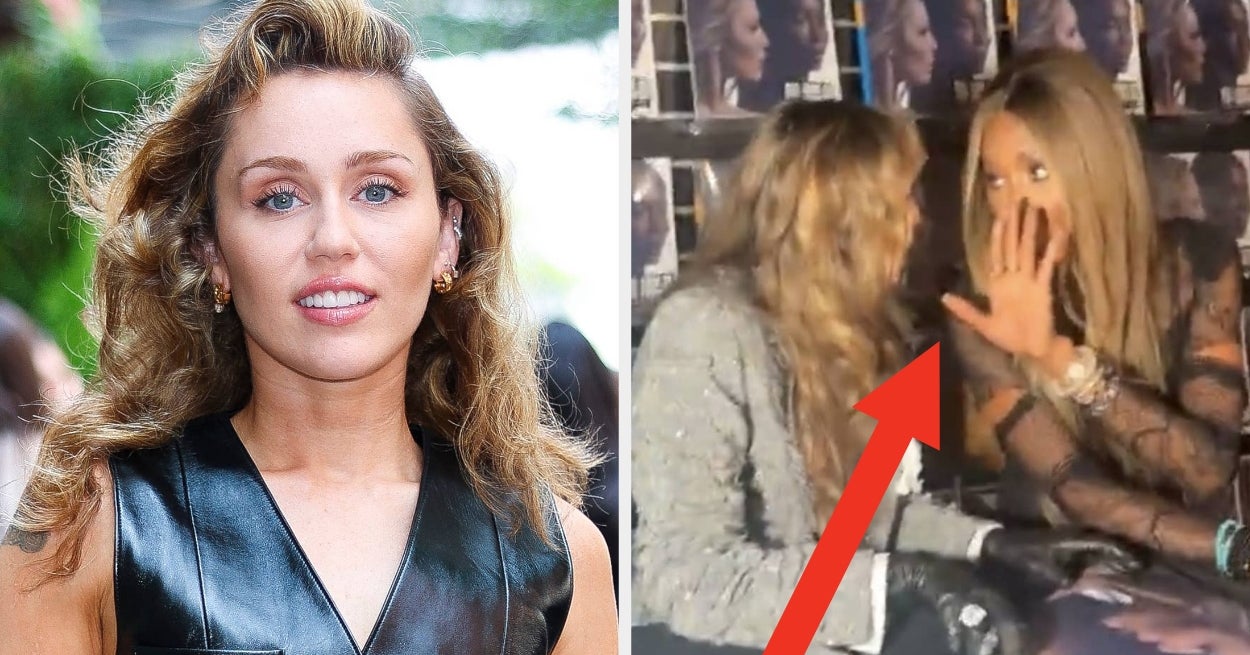 Featured image for Fans Criticize Miley Cyrus and Naomi Campbell for Controversial Meet-and-Greet Behavior